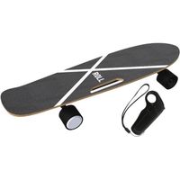 Skateboard électrique Xroll - Noir - 4 roues - Glisse urbaine