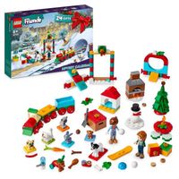 LEGO® Friends - Calendrier de l’Avent 2023 - 24 Cadeaux dont 8 Figurines d'Animaux - Cadeau Noël