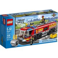 LEGO City Camion de Pompiers aeroportuaire 5 Ans 326 pieces 12 Ans Multicolore
