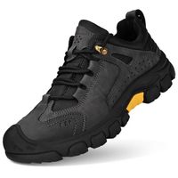 Chaussures de randonnée OOTDAT pour hommes, antidérapantes, confortables et résistantes à l'usure-noir