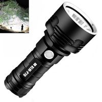 MTEVOTX  Lampe Torche  -  Lampe de Poche Rechargeable  -  Étanche Torche USB(y compris la batterie) - pour Camping Randonnée Urgence
