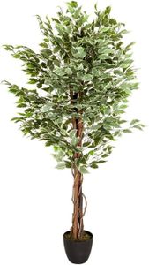 FLEUR ARTIFICIELLE Ficus Plante Artificielle FICUS Benjamini Hauteur 