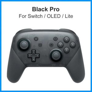 MANETTE JEUX VIDÉO Black Pro - Manette de jeu OLED Lite pour Nintendo