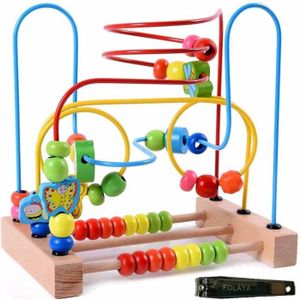 Yoptote Circuits De Motricite Cube Activite Pour Bebe Insecte Jouet Perle Cube En Bois Enfant Perle Labyrinthe Pour Enfants Plus De 3 Ans Jouets D Eveil Et 1er Age Bebe Puericulture Dwteam In