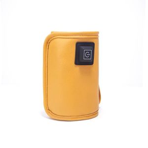 CHAUFFE BIBERON jaune - USB - Chauffe-lait pour bébé, chauffe-biberon Portable (5V), sans BPA, maintient la température du la