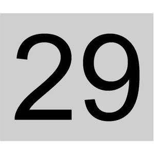 INCREWAY Lot de 20 numéros d/'adresses 3D Pour appartement bureau maison Auto-adhésifs Noir 5 cm Numéros de boîte aux lettres de 0 à 9