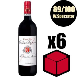 VIN ROUGE X6 Château Poujeaux 2015 75 cl AOC Moulis Rouge Vi