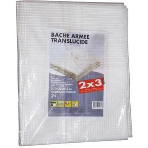 BACHE Bâche armée translucide - OUTILLAGE DE ST ETIENNE - 2x3 m - Polyéthylène - 170 g/m² - Armée