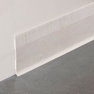 SOLS PVC Plinthe rigide à lèvre PVC planche blanchie - 100m