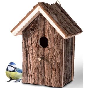 Maison D'oiseau en Bois Suspendu Cabane D'oiseau Abri pour Petit Oiseau  Jardin en Bois Nichoir pour Oiseaux Décor de Jardin A79 - Cdiscount  Animalerie