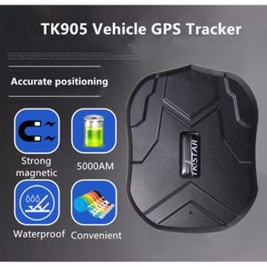 Winnes TK905 Véhicule GPS Tracker avec aimant, suivi 2G pour les voitures  et les motos sans fil IP66 Imperméable à l'eau Localisateur GPS en temps  réel Pas de frais mensuels Extra Long