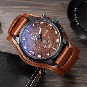 MONTRE LINGYUE Hommes Montres De Luxe Bracelet En Cuir Da