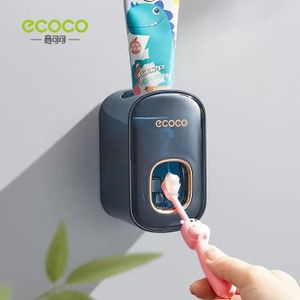 Presse-dentifrice, distributeur automatique de dentifrice mains libres,  mural pour salle de bain douche familiale 