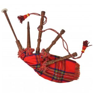 CORNEMUSE Liya Cornemuse écossaise Great Highland d'enfants tartan rouge Royal Stewart