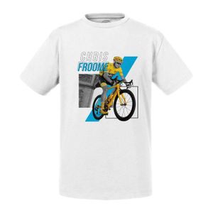 MAILLOT DE CYCLISME T-shirt Enfant Blanc Chris Froome Vélo France Cyclisme Tour