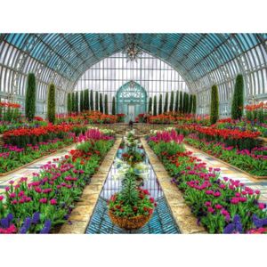 PUZZLE Puzzle Ravensburger Jardin Atrium en serre 1500 pc PUZZLE Puzzle Ravensburger Jardin Atrium en serre 1500 pc