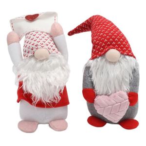 PERSONNAGES ET ANIMAUX YOSOO 2pcs Bonne Chance Main Gnomes de Noël Artisanat Léger Gnomes en Peluche pour Canapés Placards