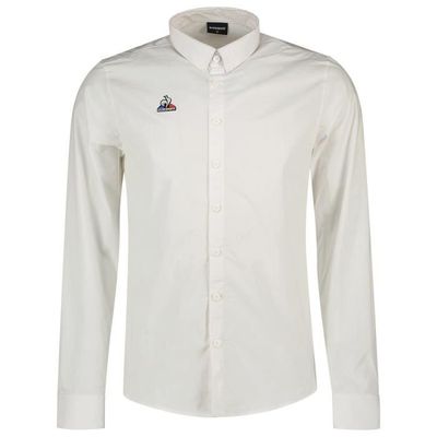 Chemise homme Coq Sportif Numéro Présentation LS M Blanc