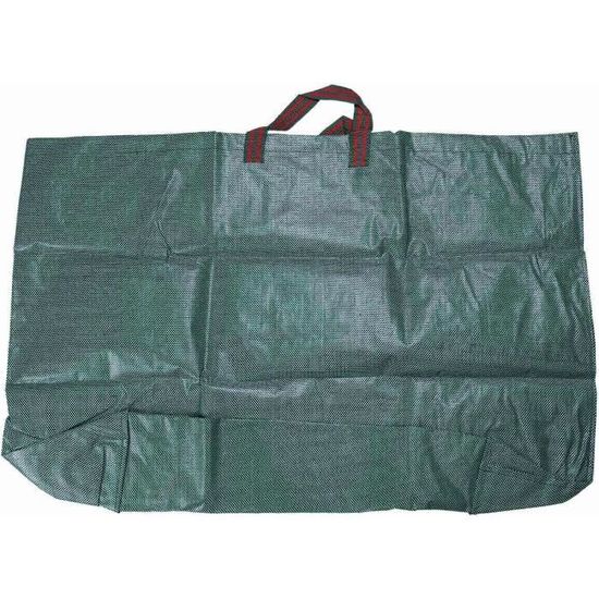 Lot De 3 Sacs De Jardin 125L Réutilisables - Carrés, Avec Poignées, Pour Herbe, Feuilles, Déchets Verts