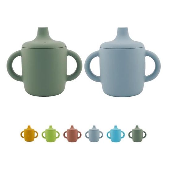 Couvercle De Tasse Silicone Forme éléphant - Pour Enfants, Ajustable 5,5-9 Cm, Anti-renversement