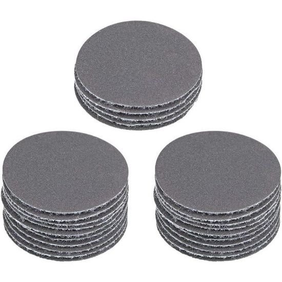 Disques à Poncer 150 Mm (6") - Lot De 25, Grain 7000, Système Crochet Et Boucle - Pour Ponceuse, Polissage Fin