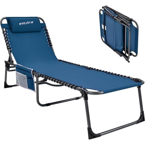 Transat bain de soleil Redcliffs pliant