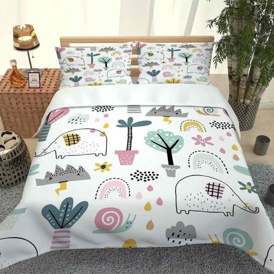 Housse De Couette Gamepad Gamer Gaming Fermeture éclair cachée et 2