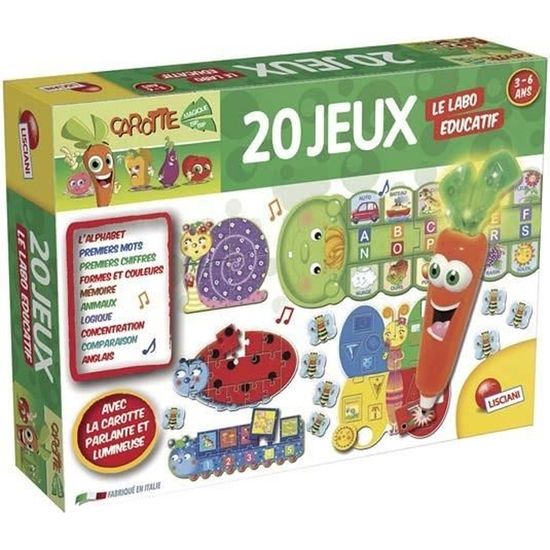 Lisciani Jeux - Carotte Ordinateur Portable Éducatif