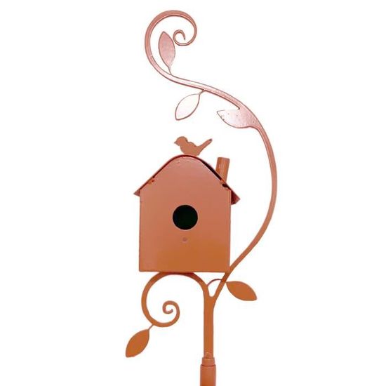 Lrporyvn Décoration De Jardin En Métal Rustique Et Sournois Avec