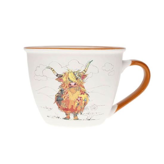 Gobelet Isotherme Stanley 40 Oz (1,18L) - Motif Vache Highlands / Tournesol