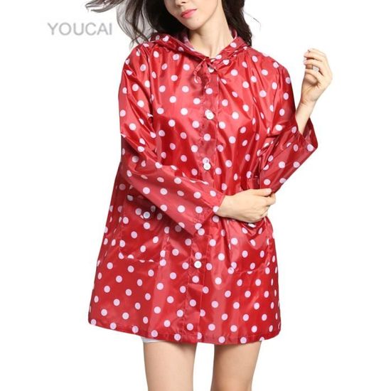 Veste De Pluie Femme Skrsila - Imperméable Coupe-vent Avec Capuche - Parka Casual Respirante