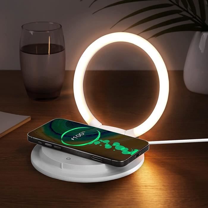 Lampe De Chevet Tactile à Intensité Variable, Lampe De Chevet LED