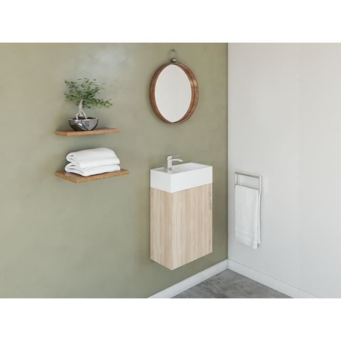 Meuble Lave Mains Toilette Cdiscount