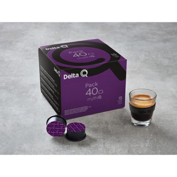 Pack 40 Capsules de café Mythiq n°15 - Compatible Machines Delta Q