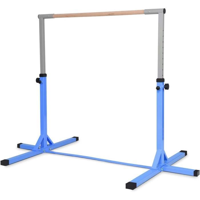 DIP STATION ay Barre Gymnastique en Acier Hauteur Reacuteglable de 91 agrave 150CM Capaciteacute de poids100KG pour Ecole Maison90
