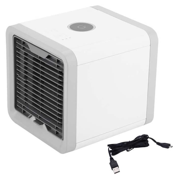 Mini Refroidisseur D'air Climatiseur de Refroidissement Portable Lumière colorée Pour Maison et Bureau