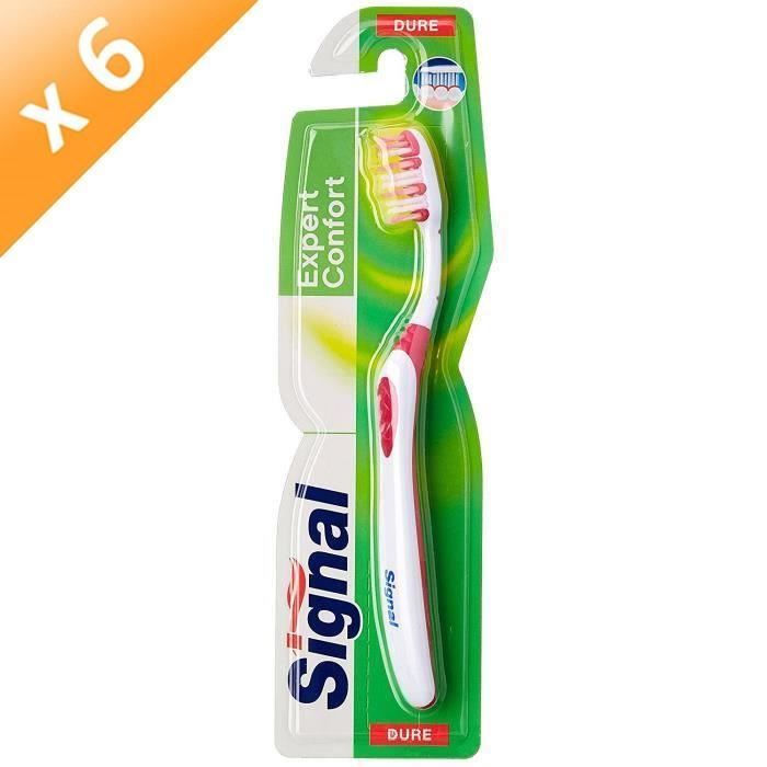 SIGNAL Brosses à dents Expert Confort - Dure - Lot de 6