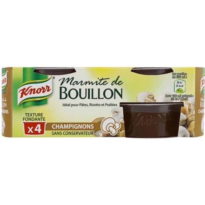 Knorr Marmitte de bouillon Champignon 112g