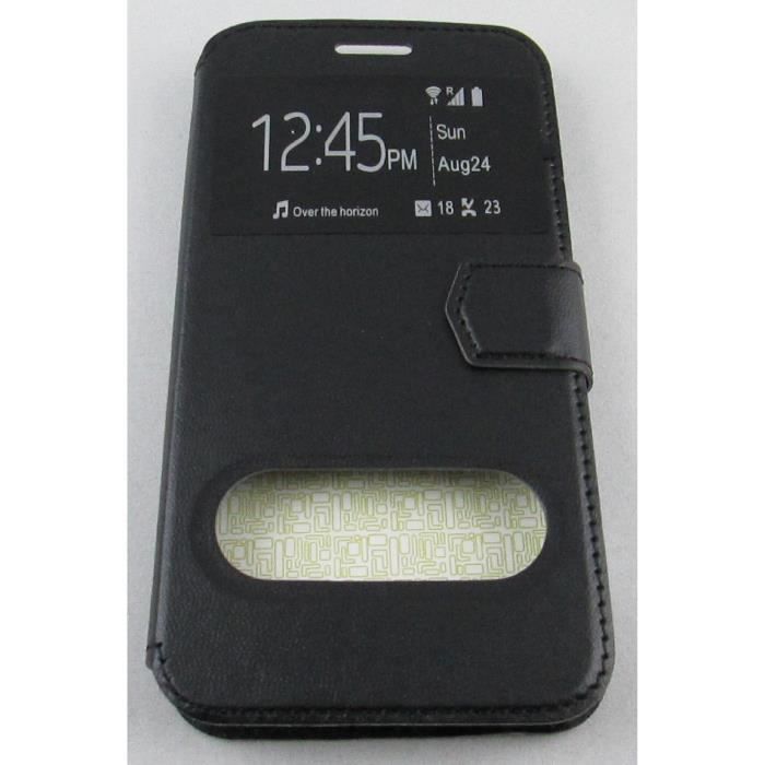 étui portefeuille iphone 10 / iphone x noir