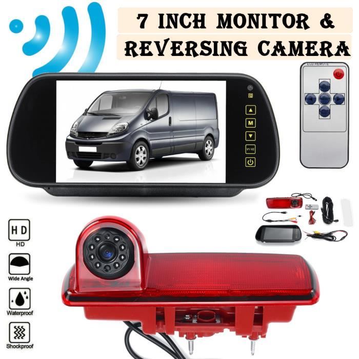 NEUFU 7" Moniteur + Caméra de recul Pour Renault Traffic Vivaro Custom