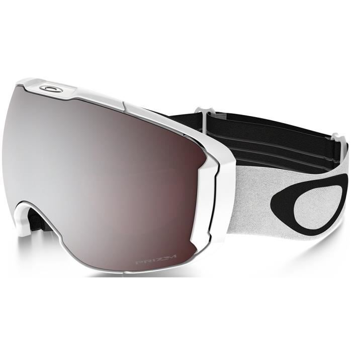 Masque de ski Oakley Airbrake XL Blanc Brillant Prizm Black Iridium & Prizm Hi Pink Iridium U Unique
