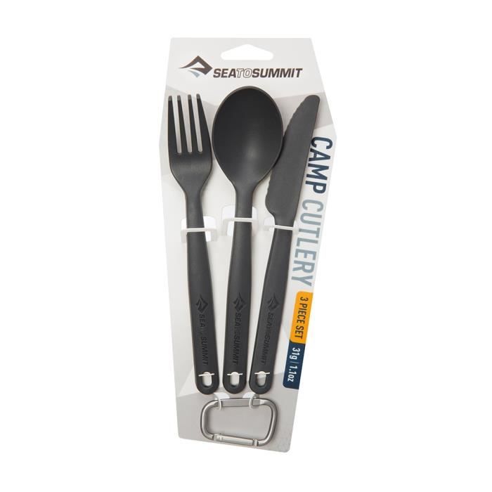 Sea To Summit Camp Cutlery, Noir, Vert, 31 g