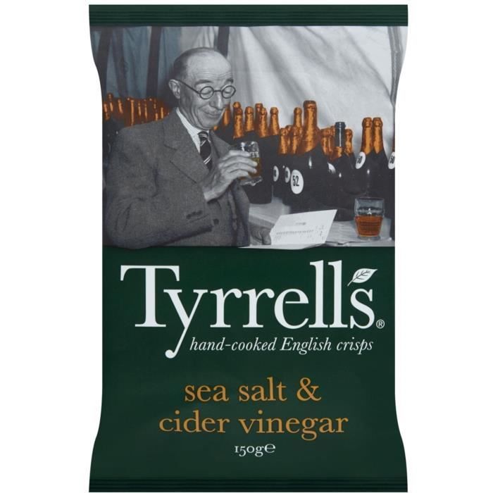 Chips au vinaigre de cidre 150 g Tyrrells