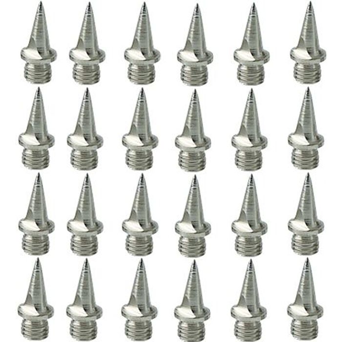 Lot de 2 sachets de 12 pointes d'athlétisme 6 mm