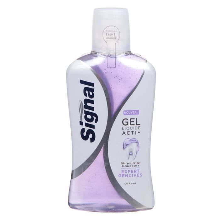 SIGNAL Bain de Bouche Gel Liquide Actif Expert Gencives - 500 ml