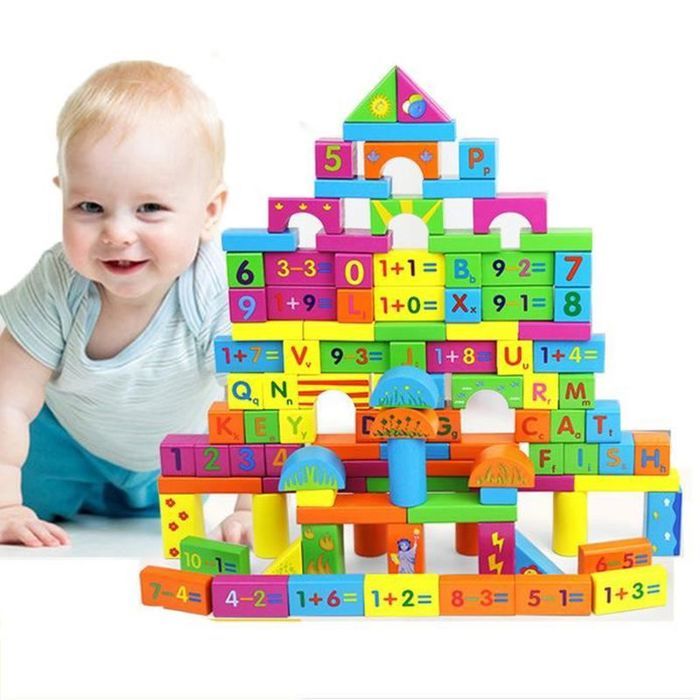 Table 6 En 1 Pour Enfant Avec 2 Chaises Et 163 Blocs De Construction - Table D'Activité Multifonction