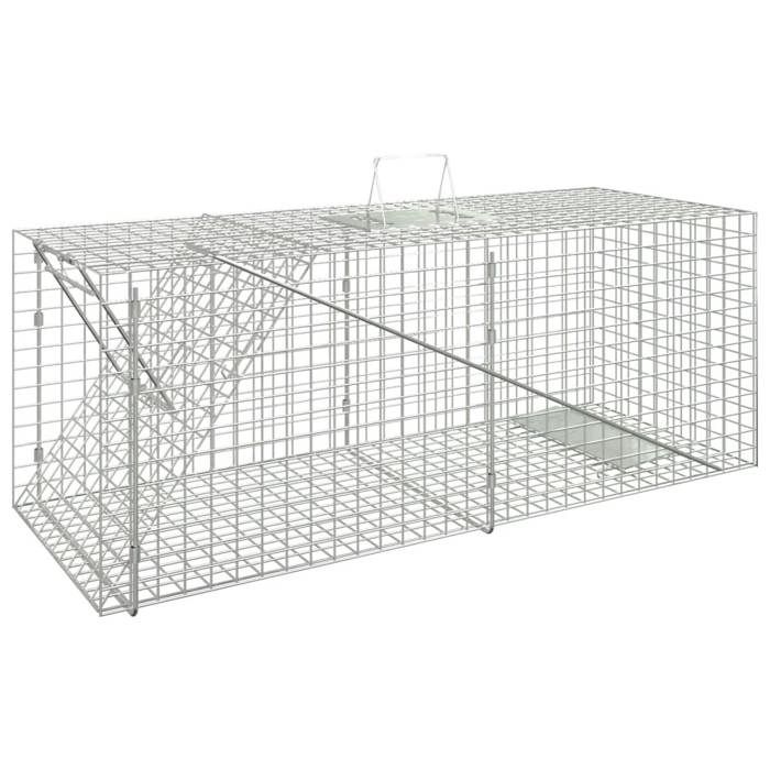 Meilleurs prix pour vidaXL Piège à animaux 645x25x265 cm fer galvanisé piège à souris sans cruauté piège à rats attrape à rats piège à 154933