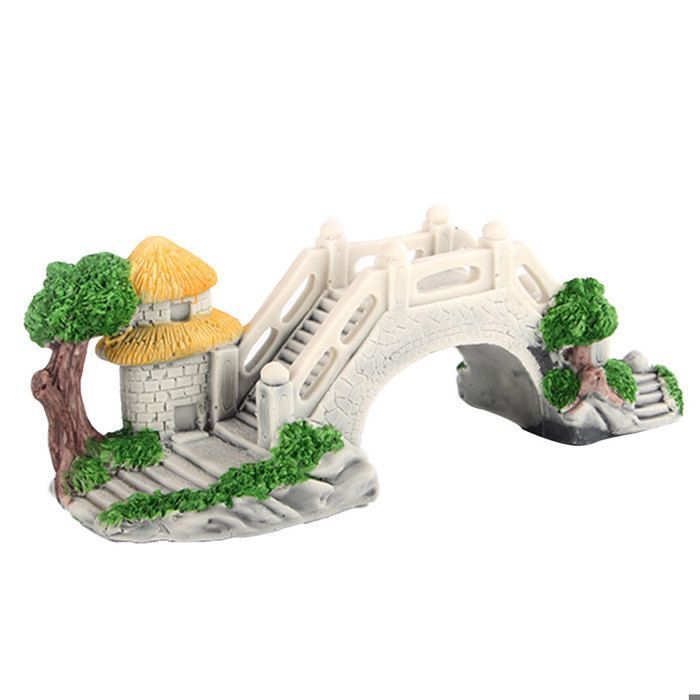 Comparer les prix de Décoration de paysage d'aquarium, pont suspendu en arc d'aquarium, décoration de roche