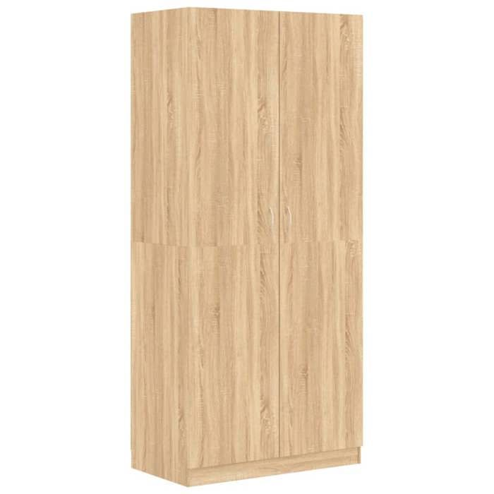 Garde-robe/Armoire de chambre - UU - Contemporain - Chêne sonoma 90x52x200 cm Bois d’ingénierie a74
