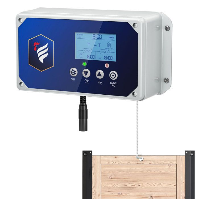 Meilleurs prix pour Porte Automatique poulailler,Automatique Etanche,Automatique 4 Modes de contrôle Autonomie de 6 Mois et 3 Options d'alimentation